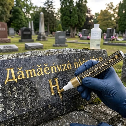 [Kup 1, dostaneš 1 zdarma] 🖍️ Voděodolný opravný marker, odolný proti vyblednutí, pro obnovu a přebarvení nápisů na kamenných deskách