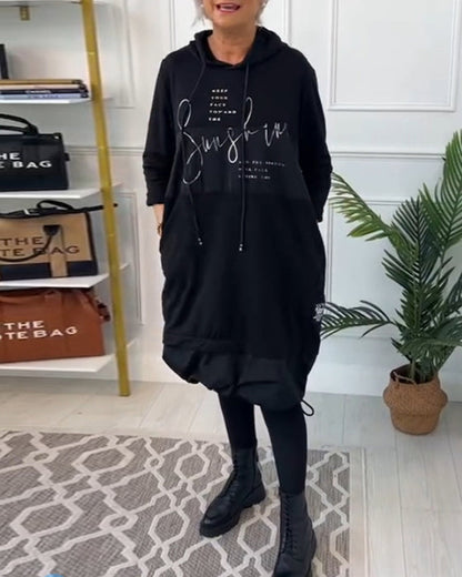 🔥🥰 Plus size mintás ruha, divatos őszi-téli viseletre