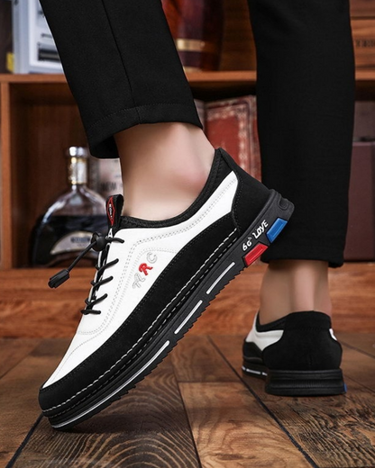 💯🔥【39-48】Moški čevlji za prosti čas so izdelani iz vodoodpornega in proti madežem odpornega usnja z mehkim podplatom za udobno nošenje.