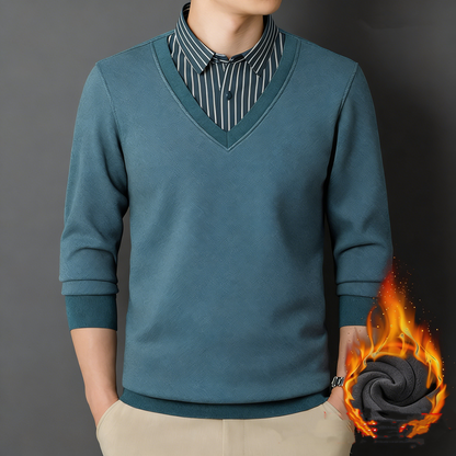 🔥【L-4XL】 Nowa męska zimowa koszula ocieplana, wygodna i uniwersalna