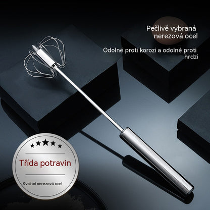 【sada 2 ks】⏳ Poloautomatický šlehač vajec z nerezové oceli