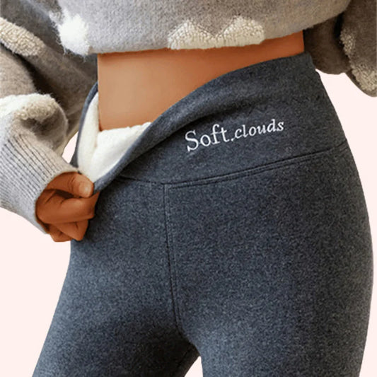 🔥Superventas 【S-5XL】Nueva colección otoño-invierno 2025, Leggings de cashmere de cintura alta y extra gruesos