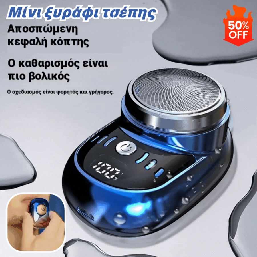 🏆 Superventas🔥 Mini afeitadora, afeitadora eléctrica portátil, recargable y lavable