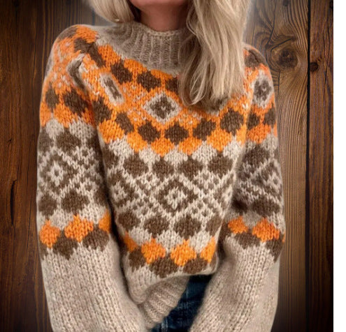 ✨【S-2XL】Seis modelos disponibles, jersey de punto de cuello alto para mujer de alta calidad, moderno y cómodo