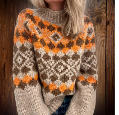 ✨【S-2XL】Seis modelos disponibles, jersey de punto de cuello alto para mujer de alta calidad, moderno y cómodo