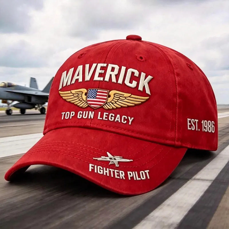 🧢✈️Ez a méretre állítható baseball-sapka a vadászrepülőgépek világából merít ihletet, és ideális választás a vadászrepülőgépek rajongói számára.