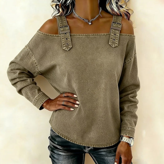 👕【S-3XL】Dámský ležérní top s rovnými rameny, stylový a snadno kombinovatelný, s ramínky