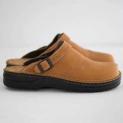 ✨Poslední den 50% sleva🔥【38-48】😎 Unisex multifunkční ležérní pantofle z pravé kůže s měkkou podrážkou