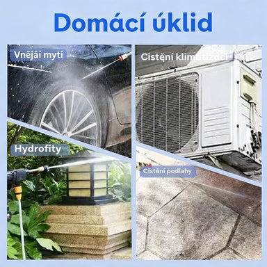 🔥1 sada 9 kusů🔥🚗Multifunkční přenosná vysokotlaká vodní pistole💦