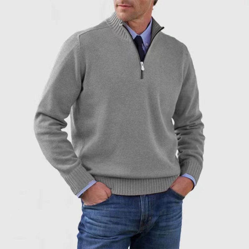 🔥 Ostatni dzień: 50% zniżki 🔥【L-5XL】Popularne, ciepłe swetry z zamkiem błyskawicznym na jesień i zimę