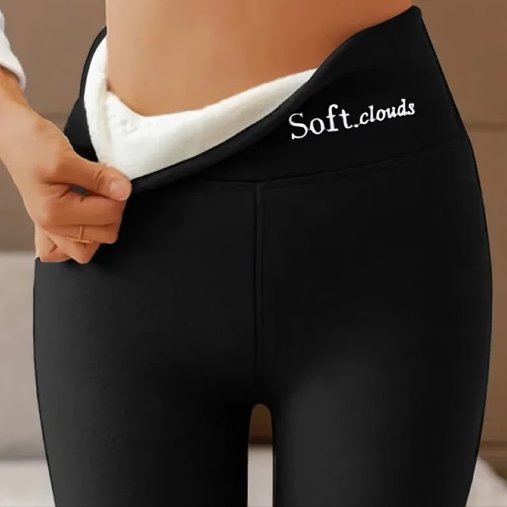 🔥Superventas 【S-5XL】Nueva colección otoño-invierno 2025, Leggings de cashmere de cintura alta y extra gruesos