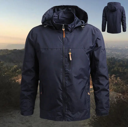 🔥【L–5XL】Nagy méretű, kapucnis casual kültéri kabát – Kényelmes és strapabíró