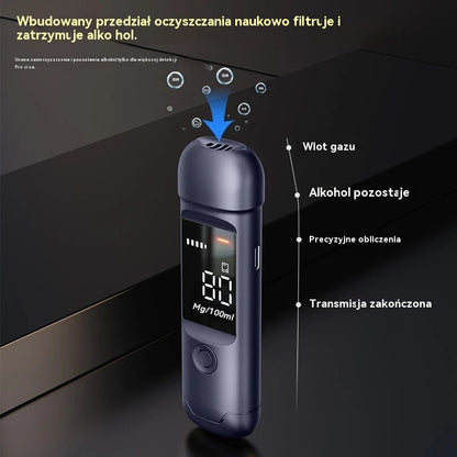 🍷 Przenośny, precyzyjny alkomat – Sprawdź poziom alkoholu przed jazdą