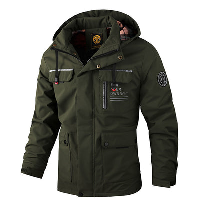 🔥🔥【【M-6XL】Új, vastag, meleg ősz- téli férfi kabát, amely szellőálló és vízálló