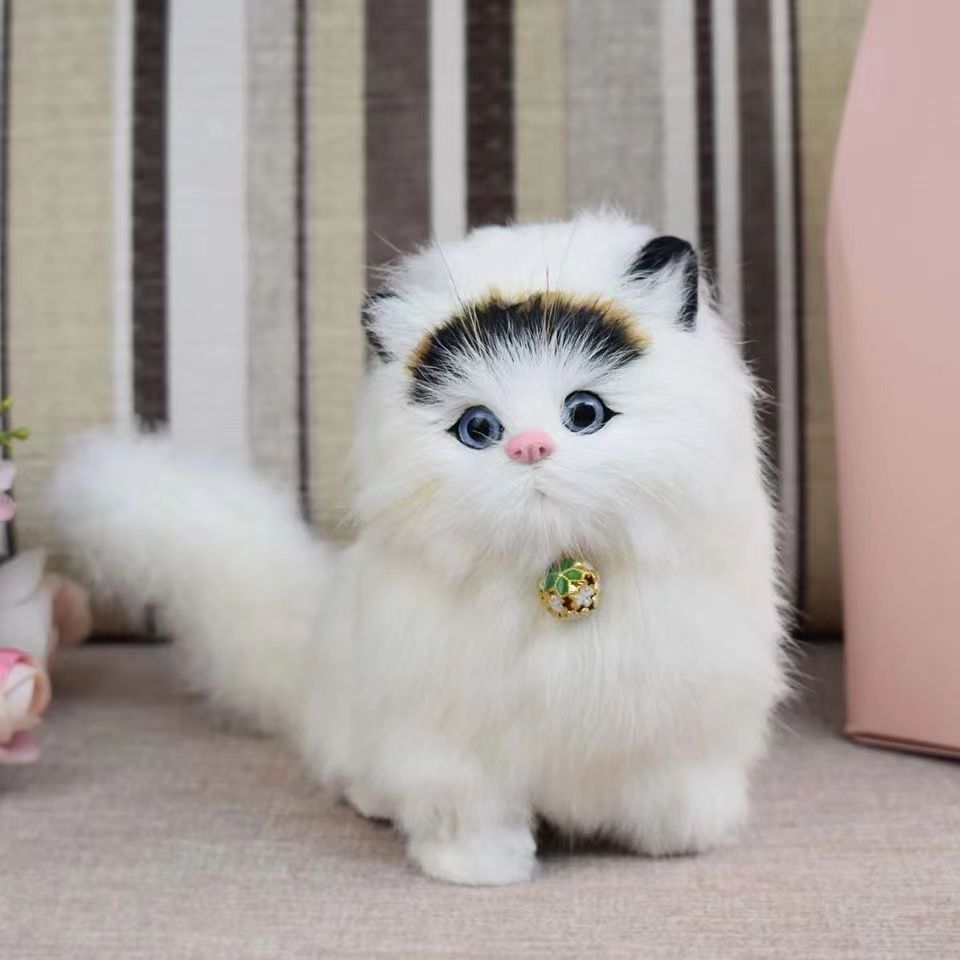 【🎄Božićna ponuda】🐱 Realistična plišana mačkica koja ispušta zvukove igračka