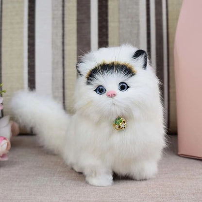 【🎄Božićna ponuda】🐱 Realistična plišana mačkica koja ispušta zvukove igračka