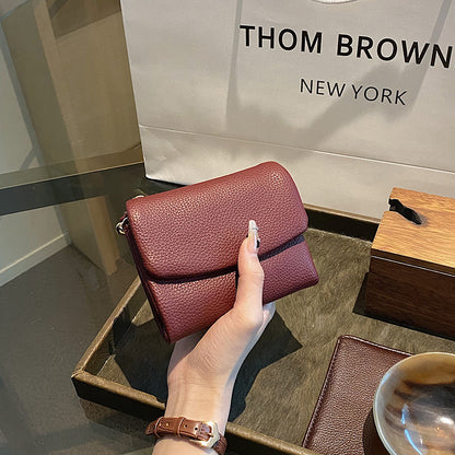 🔥⏰Unisex denarnica Pebble iz pravega usnja z RFID zaščito🔥