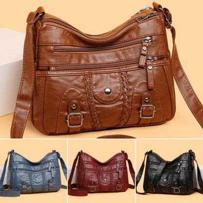 👜【Último día: 50% de descuento】⏳ Nuevo bolso multibolsillos para mujer 2025, de gran capacidad, se puede llevar en un hombro o cruzado.