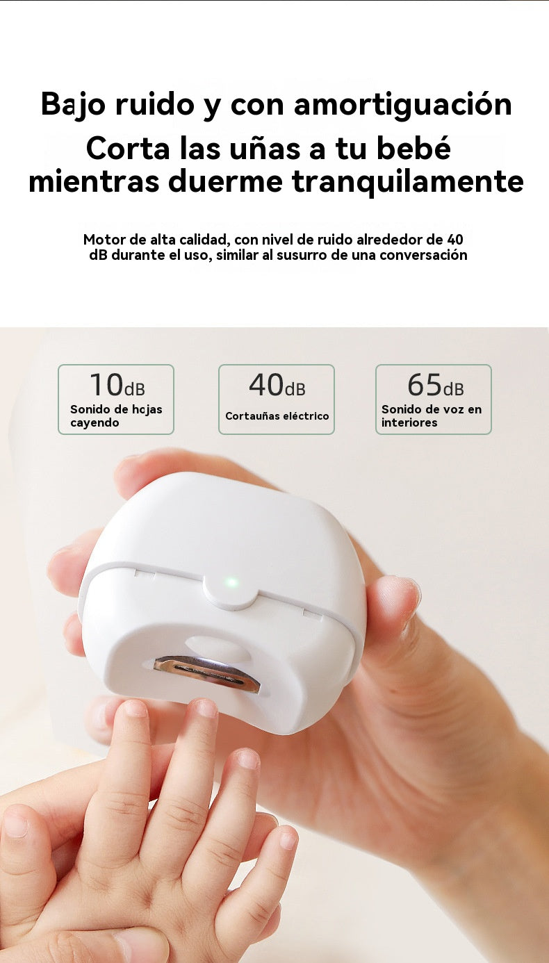 ✂️💅Lima de uñas eléctrica multifuncional, cortauñas eléctrico con protección antipellizcos🔥