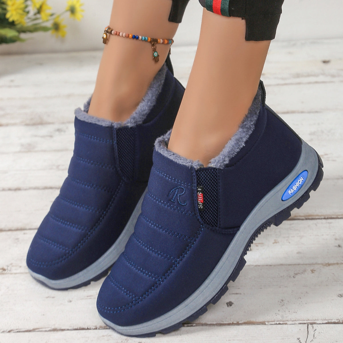 🔥Último día – 50% de descuento 😍【35-48】Botas Unisex de Invierno con Forro de Felpa, Cálidas, Cómodas y Antideslizantes para el Frío