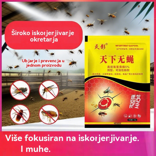 🦟【6 vrećica】❤️Posebno dizajnirano za ubijanje komaraca i muha na farmama, jedno pakiranje ubija buhe/skakavce/žohare/muhe/komarce!