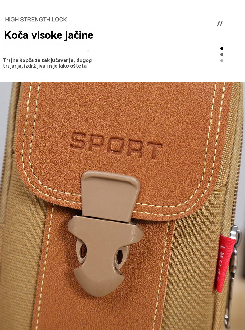 📱🔥Muška ležerna torba za aktivnosti na otvorenom, sportska torba za mobitel
