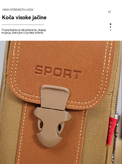 📱🔥Muška ležerna torba za aktivnosti na otvorenom, sportska torba za mobitel