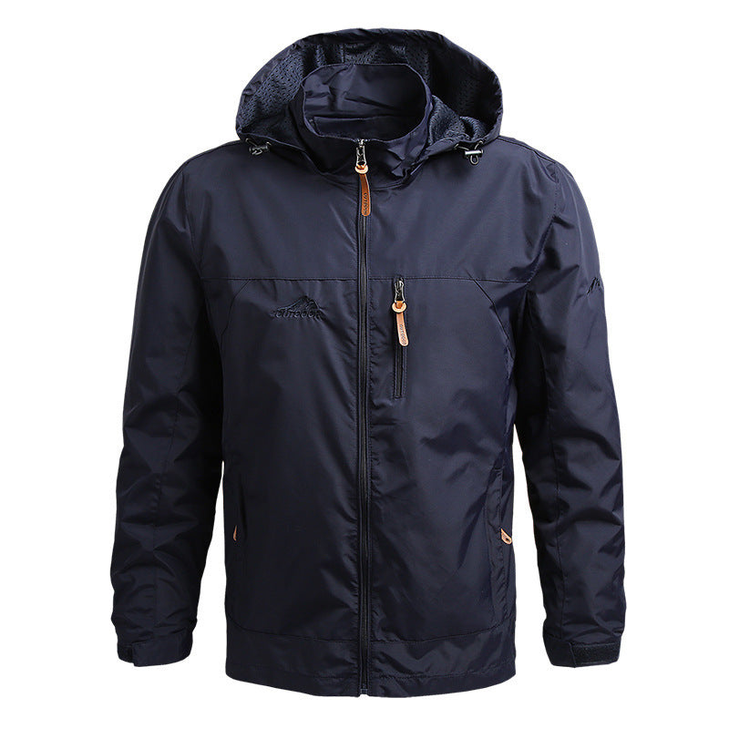 🔥【L–5XL】Nagy méretű, kapucnis casual kültéri kabát – Kényelmes és strapabíró