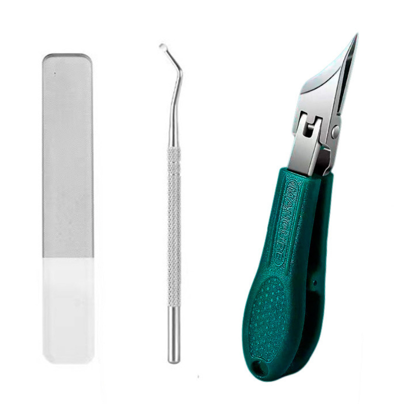 🔥Vruća prodaja🔥✂️💅Nove ultra tanke kutne škare za nokte, kućni alati za nokte [set od 3 dijela]