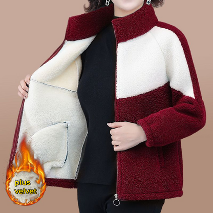 ❄️【S-3XL】Abrigo de mujer de felpa de cordero gruesa, nuevo modelo otoño-invierno 2025