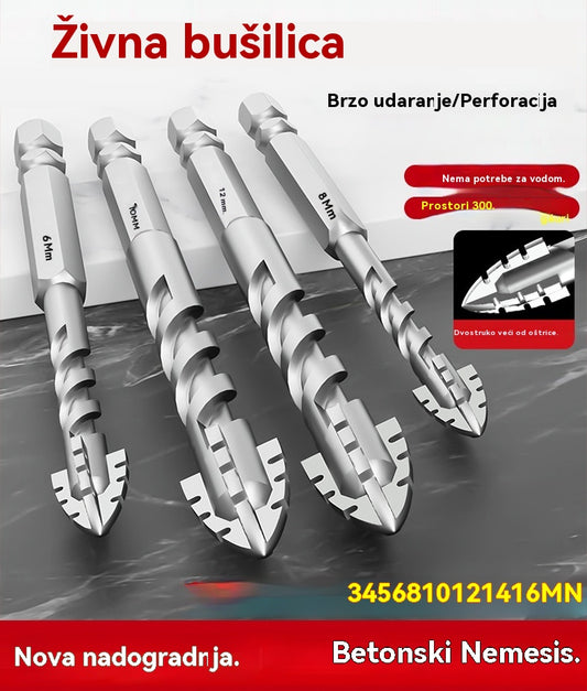 🔥🧰Sedma generacija ekscentričnog svrdla od super tvrdog volframovog čelika s nazubljenim rubom