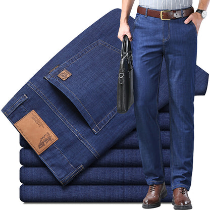 🔥【Cumpărați 1, primiți 1 gratuit】👖👖2024 Blugi pentru bărbați simpli, casual și versatili de mărime mare👍