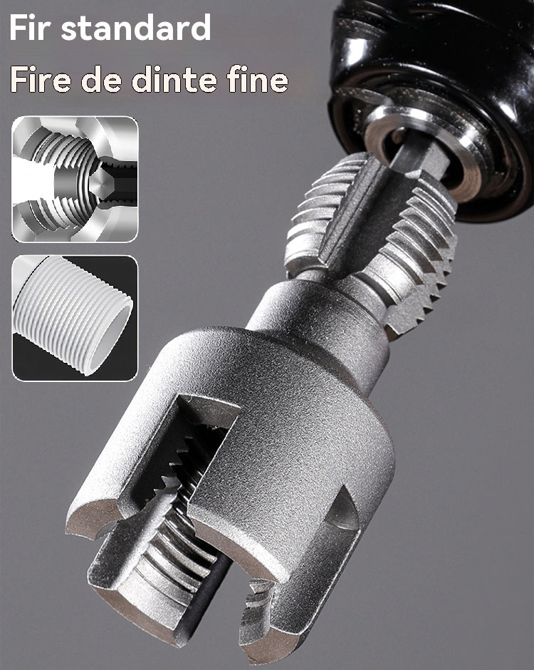✔️20mm+25mm🛠️ Novi tip svrdla s integriranim otvaračem navoja za vodovodne cijevi, unutarnje i vanjske (primjenjivo za PPR, PEPVC)