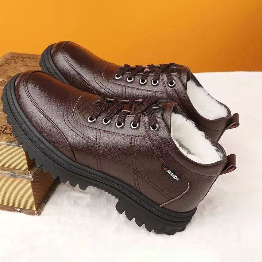🔥【39-44】Zapatos de hombre para invierno con suela gruesa y forro cálido, de alta calidad y muy cómodos.