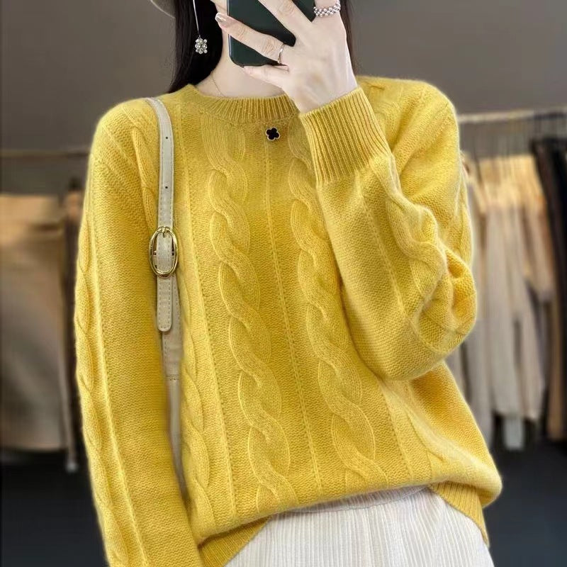🔥✨【S-3XL】 Νέα γυναικεία πουλόβερ φθινοπώρου-χειμώνα, μαλακό και άνετο, δεν τσούζει