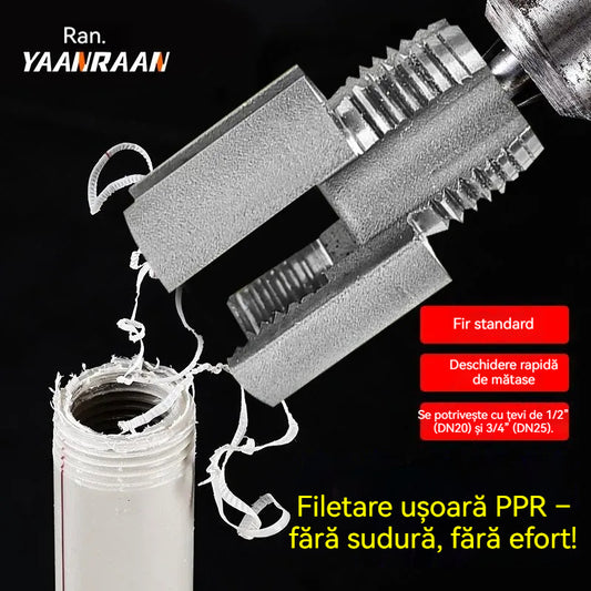 🔩 Jednostavno PPR narezivanje – bez varenja, bez napora! 【Set od 2 komada – za cijevi 1/2” (DN20) i 3/4” (DN25)】