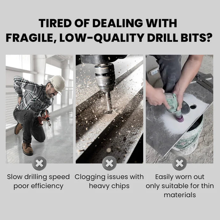🔥 Teška ekscentrična svrdla s četiri oštrice, visokokvalitetna i bezbrižna za upotrebu