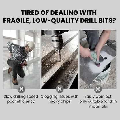 🔥 Teška ekscentrična svrdla s četiri oštrice, visokokvalitetna i bezbrižna za upotrebu