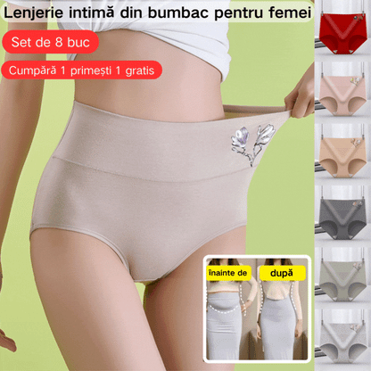 🔥Posljednja 2 dana 40% popusta🌟(8 kom)【40-85 kg】Bešavne antibakterijske pamučne gaćice🔥