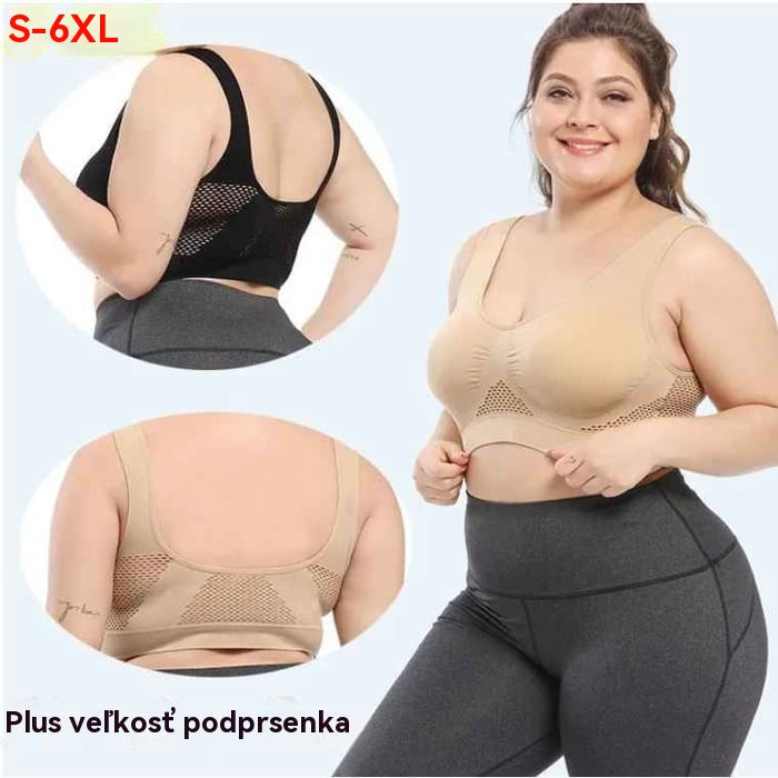 😍😍【Balení 3 kusů】Bezešvá podprsenka pro plné velikosti ❤️ Prodyšná a chladivá【40–120KG】