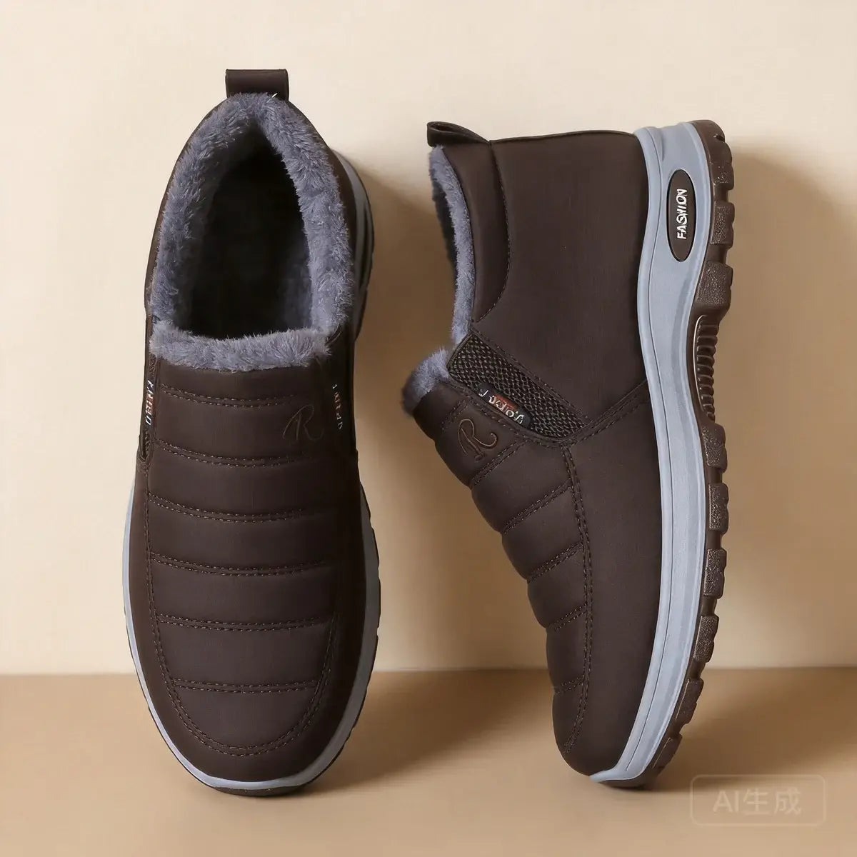 🔥【35–48】Unisex téli cipő szőrme béléssel – meleg, kényelmes és csúszásgátló a hideg napokra.