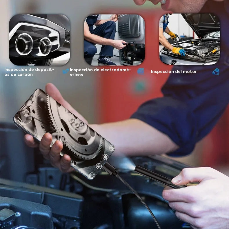 📱【Envío rápido】🏆  Nuevo endoscopio industrial de 7 mm con conexión directa a cámara tipo C para teléfonos Android (endoscopio impermeable)