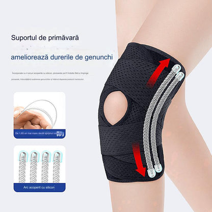 🦵Rodilleras con doble resorte, adecuadas para correr, andar en bicicleta, juegos con pelota y otros deportes.