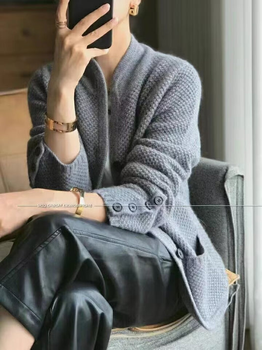 💟 Posljednji dan 50% popusta 【S-2XL】✨ Novi visokokvalitetni retro francuski kašmir kardigan