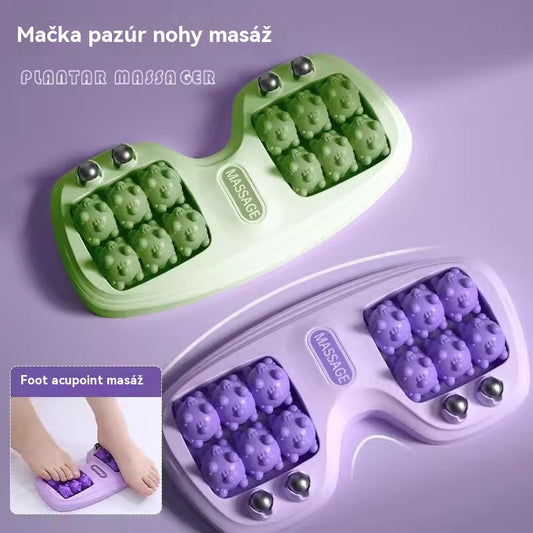 【Kupite 1, dobijte 1 gratis】🔥Novi proizvod💜Prijenosni masažer za stopala s dva valjka💜