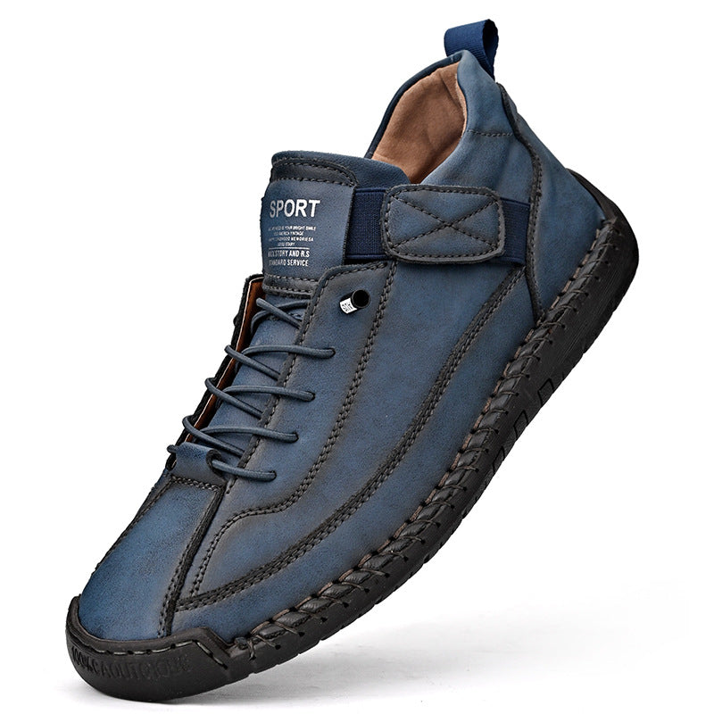 ❣【30% OFF】【38-48】Muške casual cipele, za svaki dan, posao, vanjske aktivnosti, ručno šivene visokokvalitetne cipele.--3867395