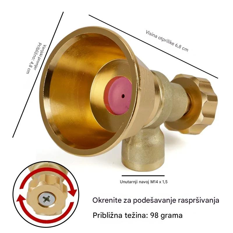 💦💧【Zadnji dan 50% popusta】🔥Mjedena poljoprivredna mlaznica za prskanje s podesivom mlaznicom 🌾