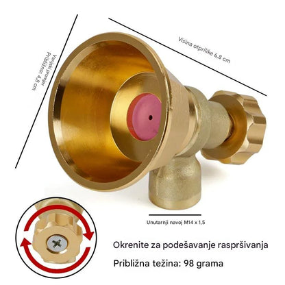 💦💧【Zadnji dan 50% popusta】🔥Mjedena poljoprivredna mlaznica za prskanje s podesivom mlaznicom 🌾