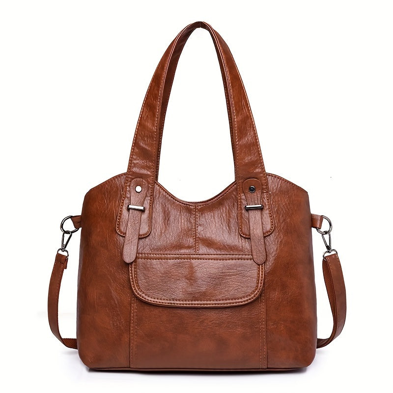 👜Nowa damska retro torba na ramię z naturalnej skóry, dostępna w sześciu kolorach💓