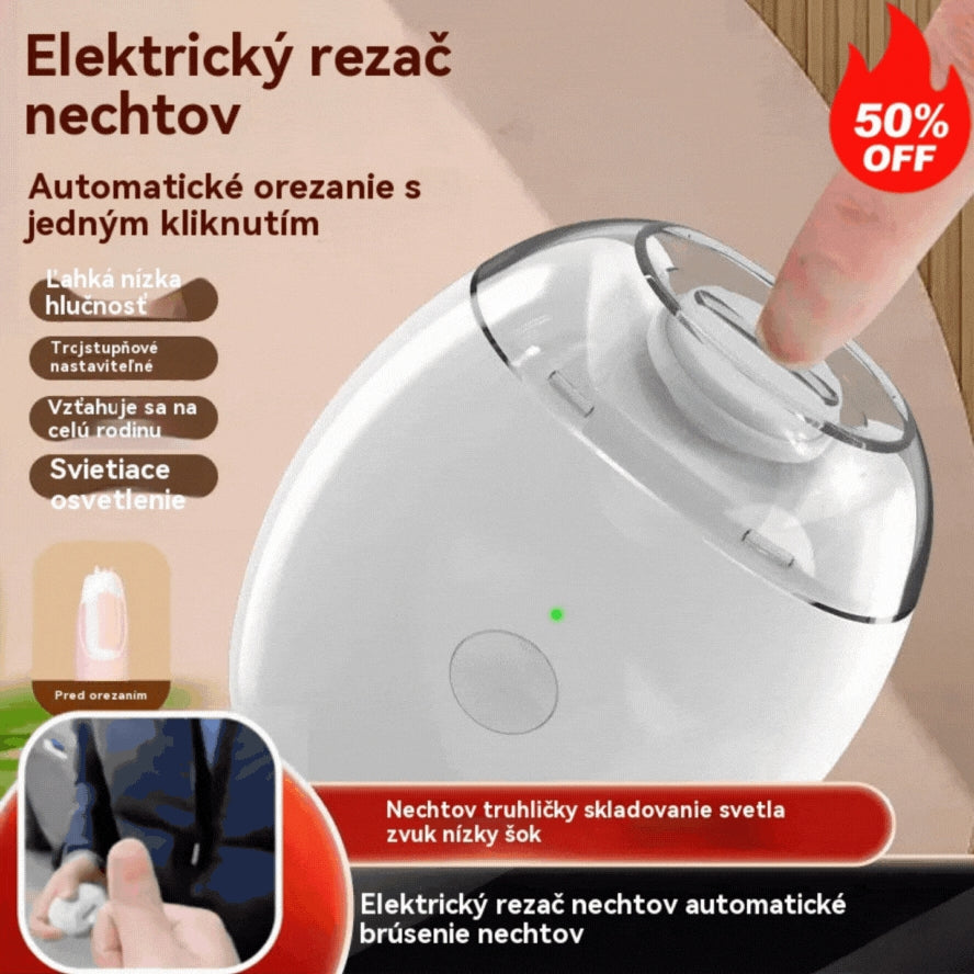 💅✨ Automatický pilník na nehty , bezpečná a šetrná péče o nehty 👶🔧
